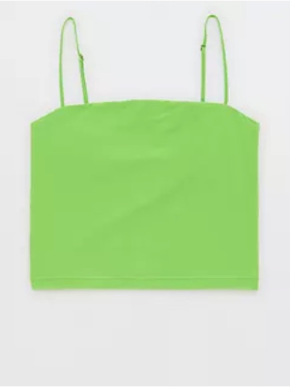 NWT Aerie Smoothez Tank Cami - Lime Green